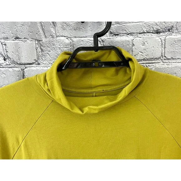J. Jill Size 2X Luxe Supima Everyday Turtleneck Tunic Top Cotton Stretch Olive - Picture 5 of 8